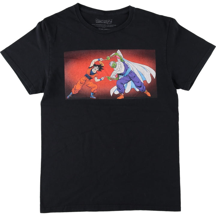 DRAGONBALL Z Dragon Ball Z Anime Character Print T-Shirt, Men's Size Small cotton black type Vintage Second Hand
