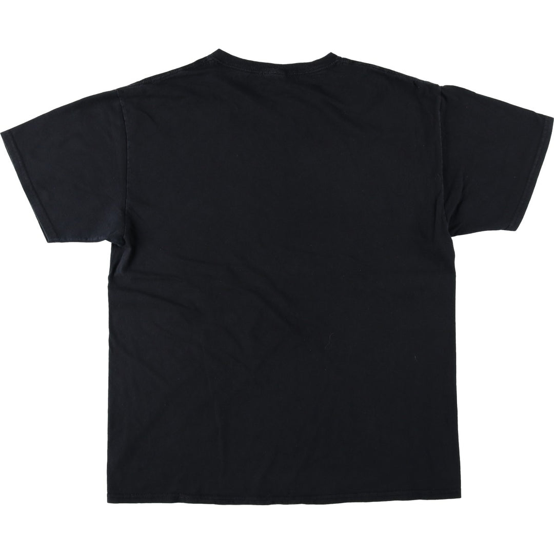 NARUTO Anime Character Print T-Shirt, Men's Size L (approx.) cotton black type Vintage Second Hand
