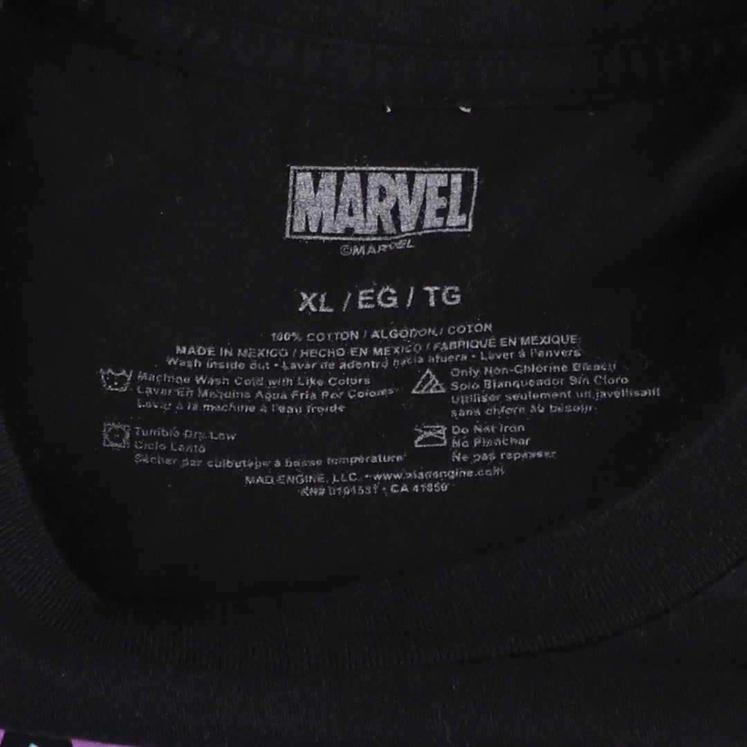 Marvel VENOM Character Print T-Shirt Men's XL cotton black type Vintage Second Hand