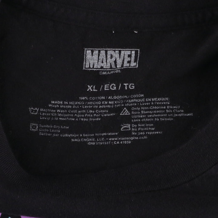 Marvel VENOM Character Print T-Shirt Men's XL cotton black type Vintage Second Hand