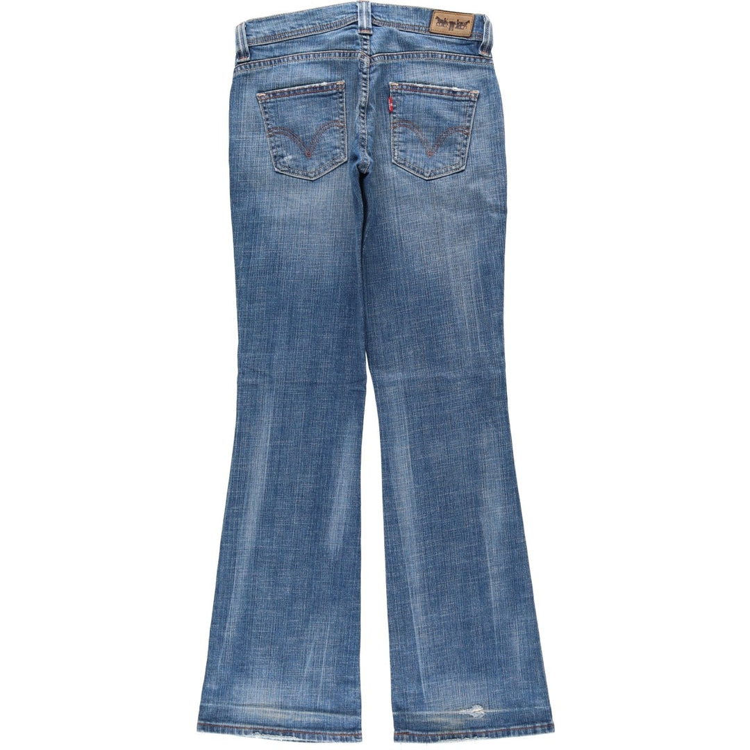 Levi's Euro Model Bootcut Denim Pants, Women's Size L (equivalent to W29) cotton blue type Vintage Second Hand