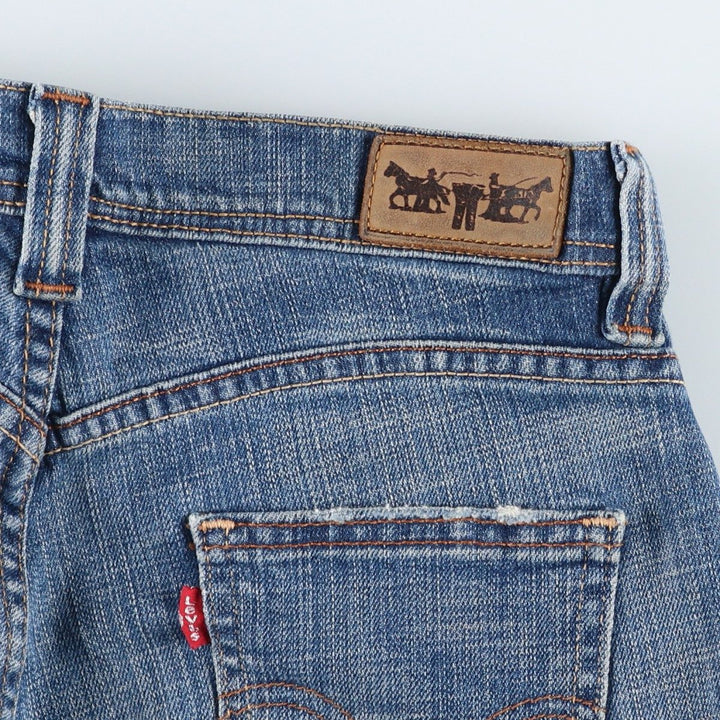 Levi's Euro Model Bootcut Denim Pants, Women's Size L (equivalent to W29) cotton blue type Vintage Second Hand