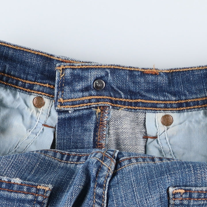 Levi's Euro Model Bootcut Denim Pants, Women's Size L (equivalent to W29) cotton blue type Vintage Second Hand