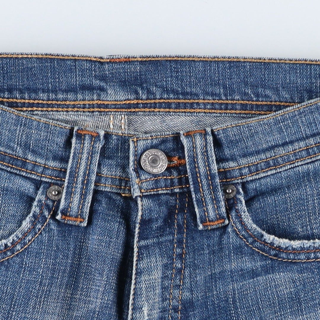 Levi's Euro Model Bootcut Denim Pants, Women's Size L (equivalent to W29) cotton blue type Vintage Second Hand