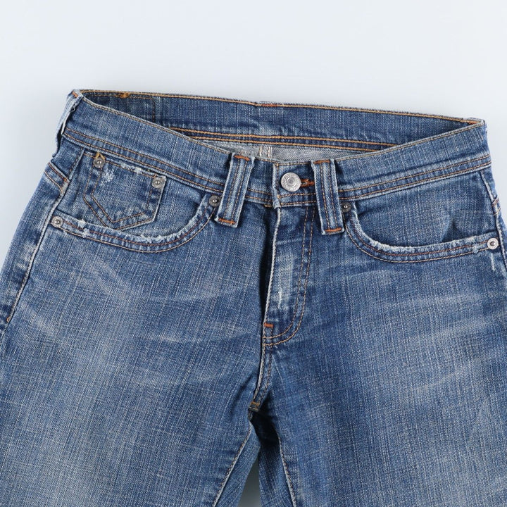 Levi's Euro Model Bootcut Denim Pants, Women's Size L (equivalent to W29) cotton blue type Vintage Second Hand