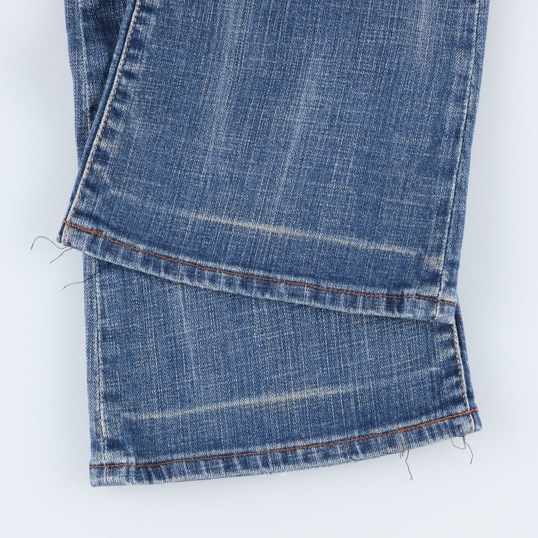 Levi's Euro Model Bootcut Denim Pants, Women's Size L (equivalent to W29) cotton blue type Vintage Second Hand