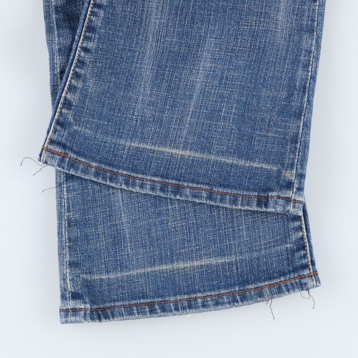 Levi's Euro Model Bootcut Denim Pants, Women's Size L (equivalent to W29) cotton blue type Vintage Second Hand
