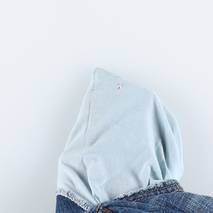 Levi's Euro Model Bootcut Denim Pants, Women's Size L (equivalent to W29) cotton blue type Vintage Second Hand