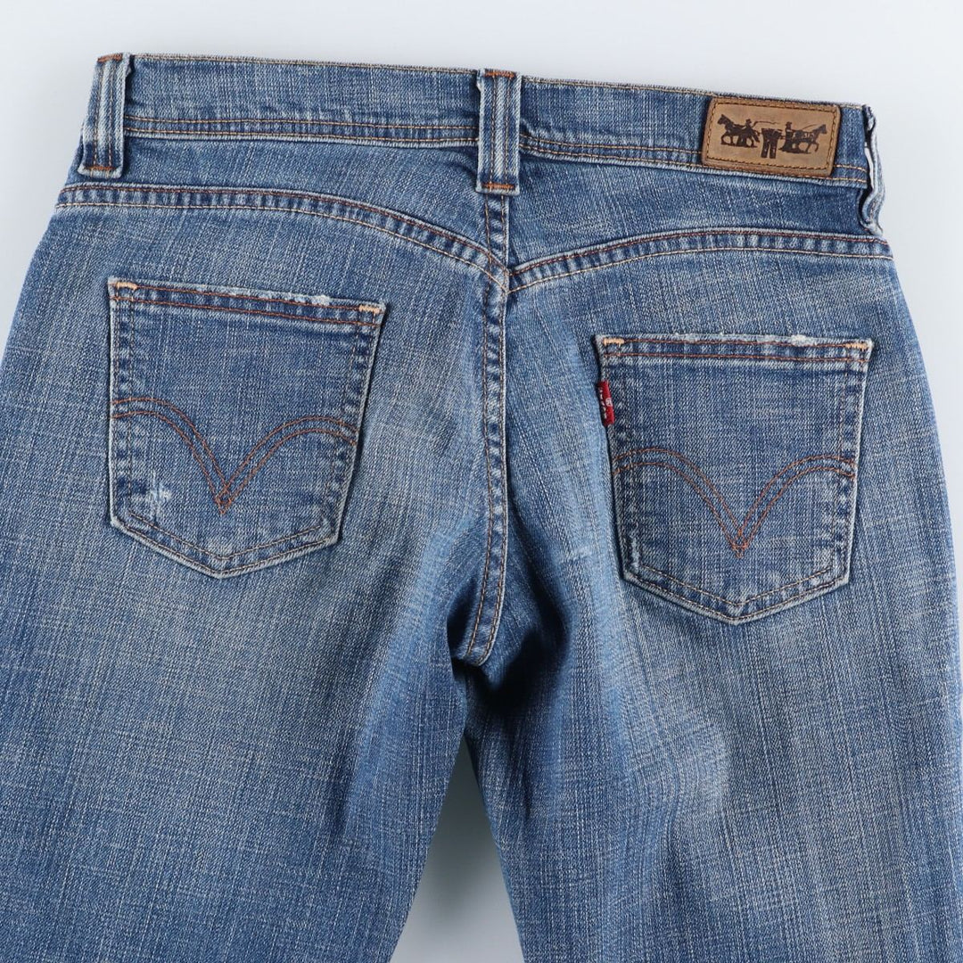 Levi's Euro Model Bootcut Denim Pants, Women's Size L (equivalent to W29) cotton blue type Vintage Second Hand
