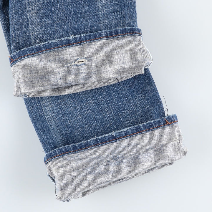 Levi's Euro Model Bootcut Denim Pants, Women's Size L (equivalent to W29) cotton blue type Vintage Second Hand