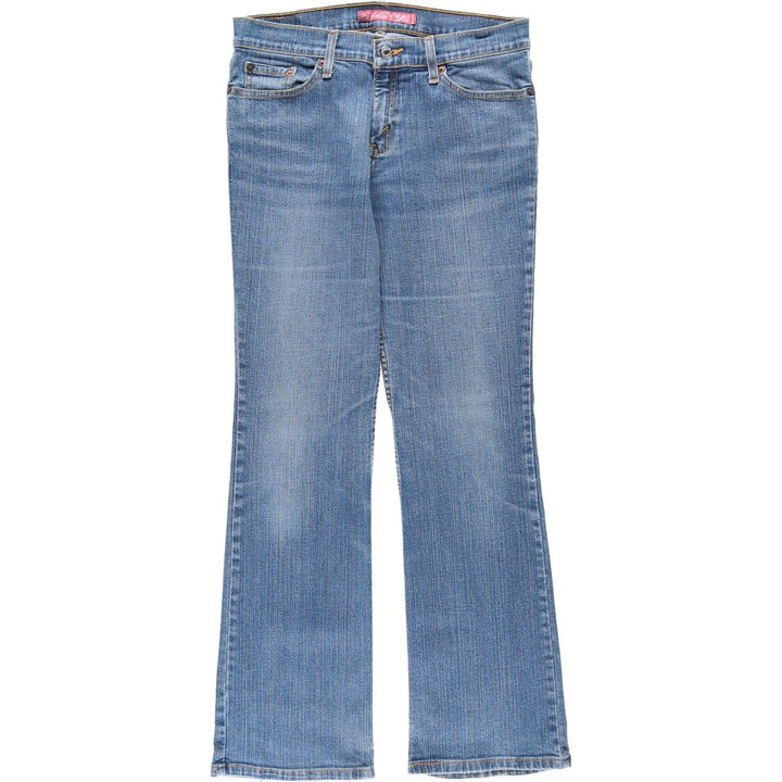 2000'S Levi's 518 SUPERLOW bootcut denim pants, women's size XL (equivalent to W31). cotton blue type Vintage Second Hand