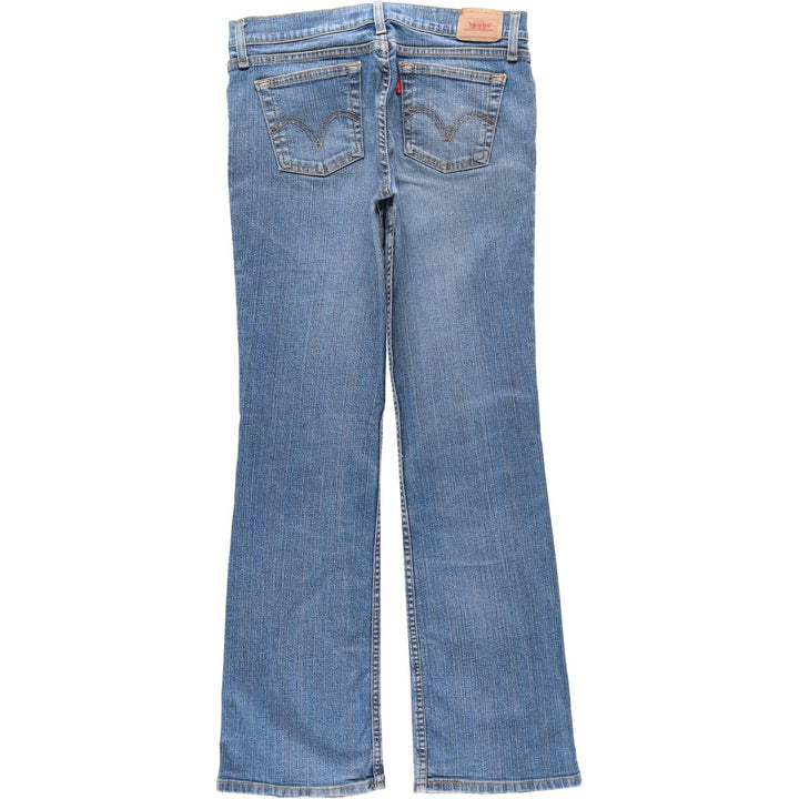 2000'S Levi's 518 SUPERLOW bootcut denim pants, women's size XL (equivalent to W31). cotton blue type Vintage Second Hand