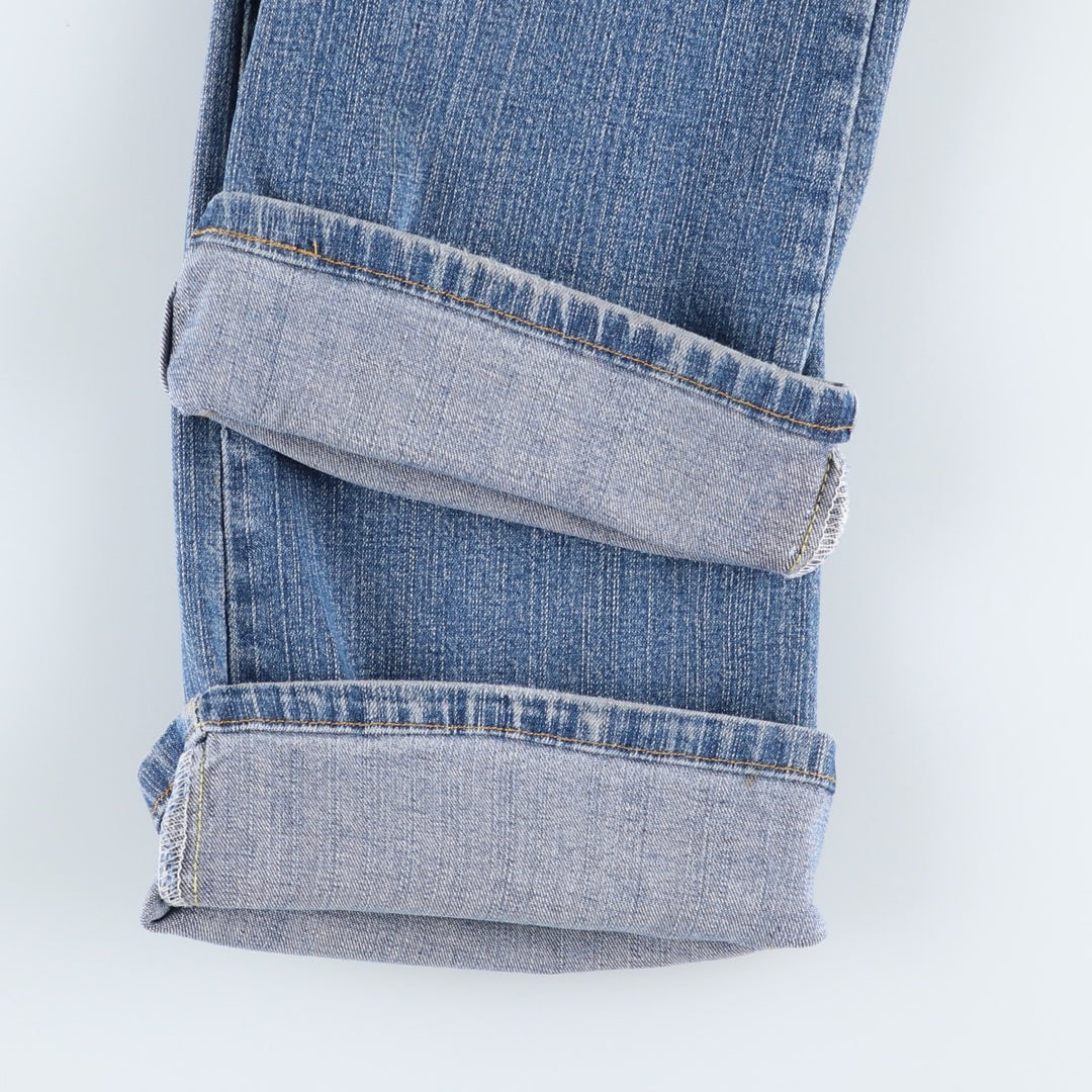2000'S Levi's 518 SUPERLOW bootcut denim pants, women's size XL (equivalent to W31). cotton blue type Vintage Second Hand