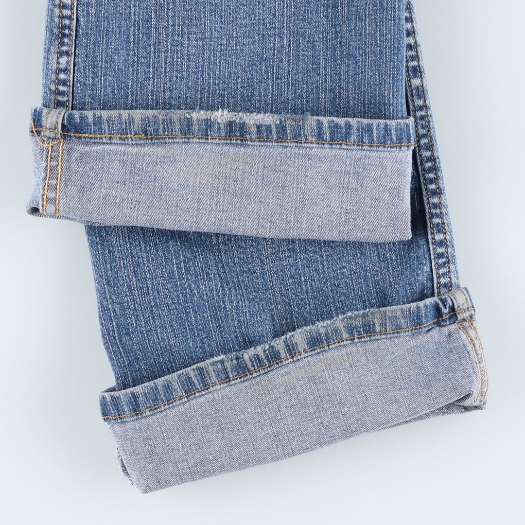 2000'S Levi's 518 SUPERLOW bootcut denim pants, women's size XL (equivalent to W31). cotton blue type Vintage Second Hand