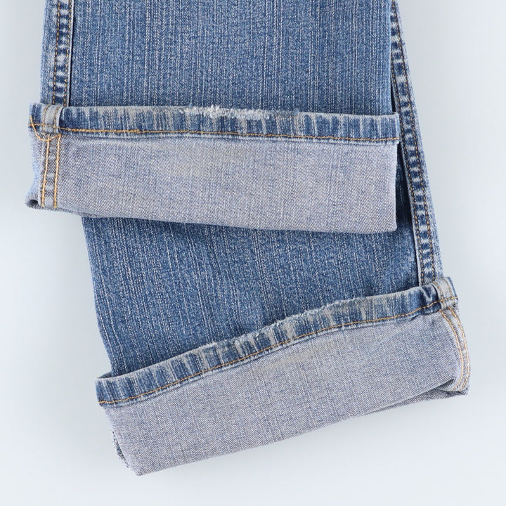 2000'S Levi's 518 SUPERLOW bootcut denim pants, women's size XL (equivalent to W31). cotton blue type Vintage Second Hand