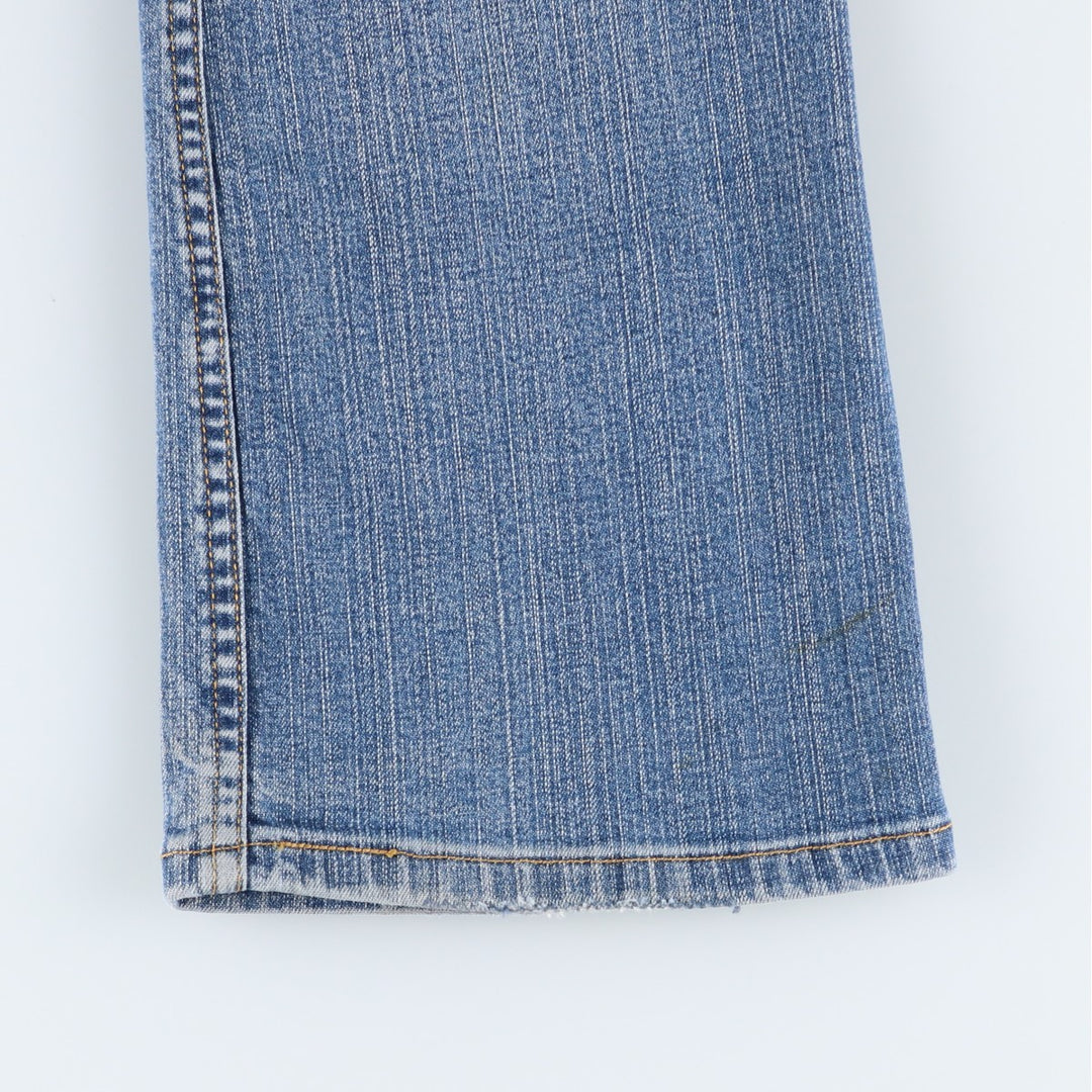 2000'S Levi's 518 SUPERLOW bootcut denim pants, women's size XL (equivalent to W31). cotton blue type Vintage Second Hand