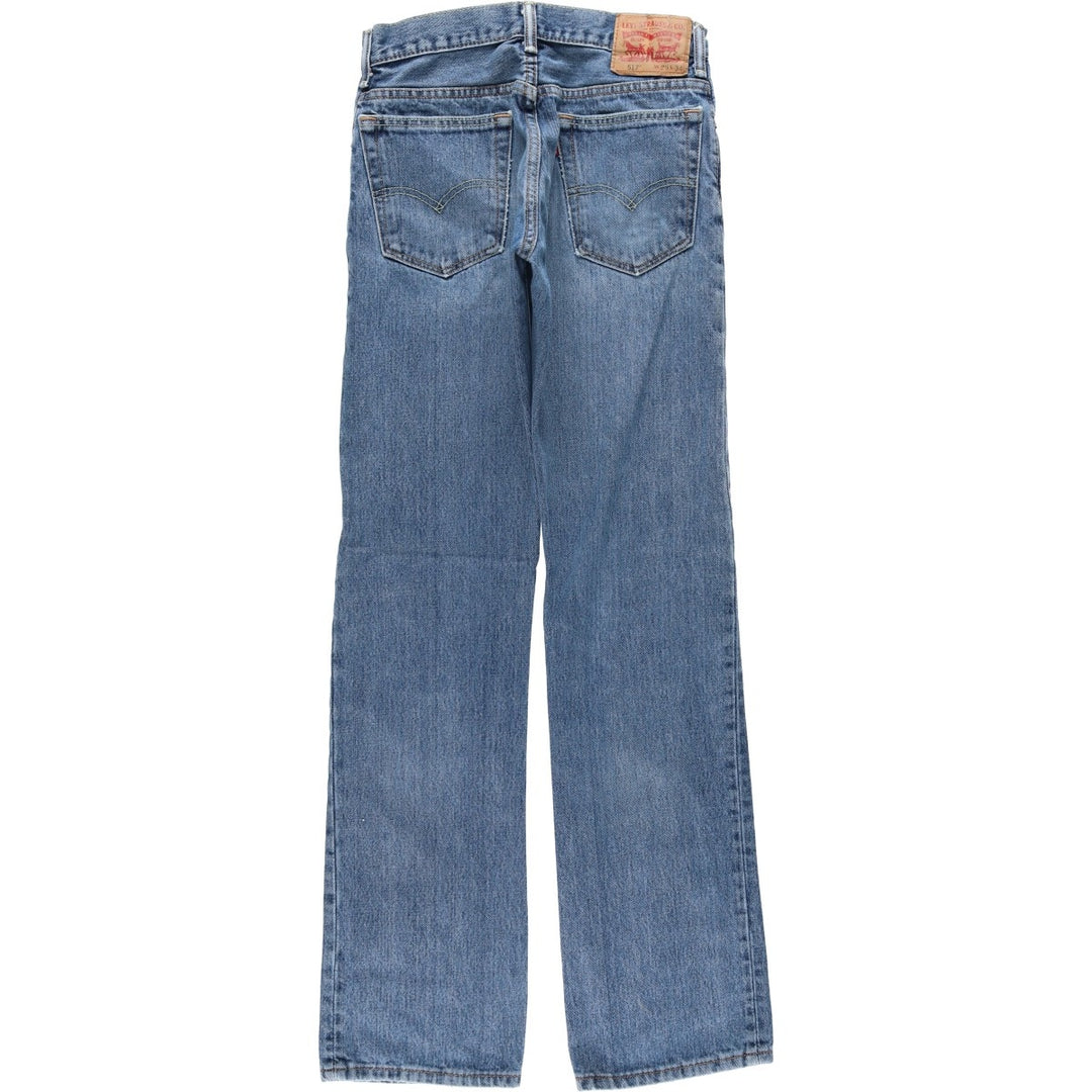 Levi's 517 Flare Cut Denim Pants, Women's Size L (equivalent to W29) cotton blue type Vintage Second Hand