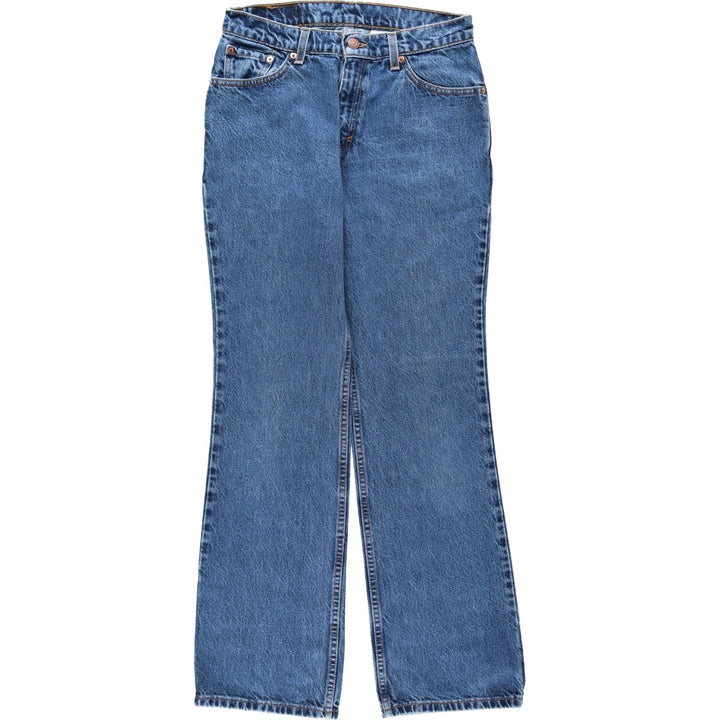 1990'S Levi's 11517-4837 Bootcut Low Rise Denim Pants, Women's Size L (equivalent to W30), Vintage cotton blue type Vintage Second Hand