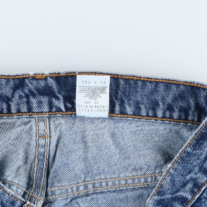1990'S Levi's 11517-4837 Bootcut Low Rise Denim Pants, Women's Size L (equivalent to W30), Vintage cotton blue type Vintage Second Hand