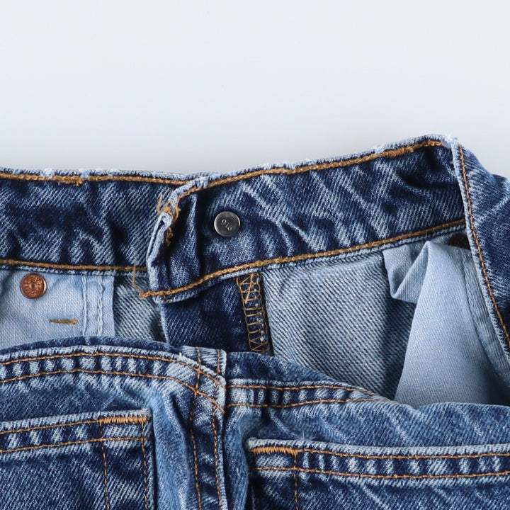 1990'S Levi's 11517-4837 Bootcut Low Rise Denim Pants, Women's Size L (equivalent to W30), Vintage cotton blue type Vintage Second Hand