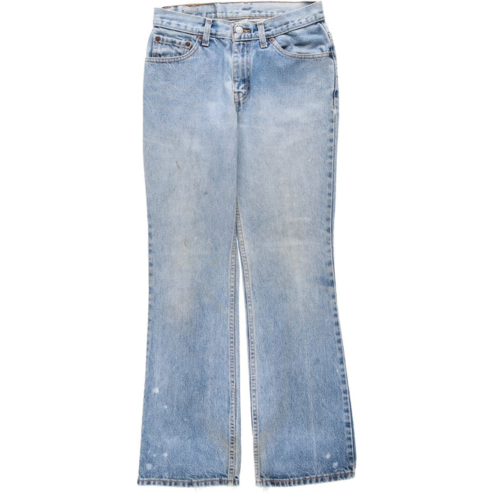 Levi's 517 Flare Cut Denim Pants, Women's Size L (equivalent to W30) unclear Blue type light blue Vintage Second Hand