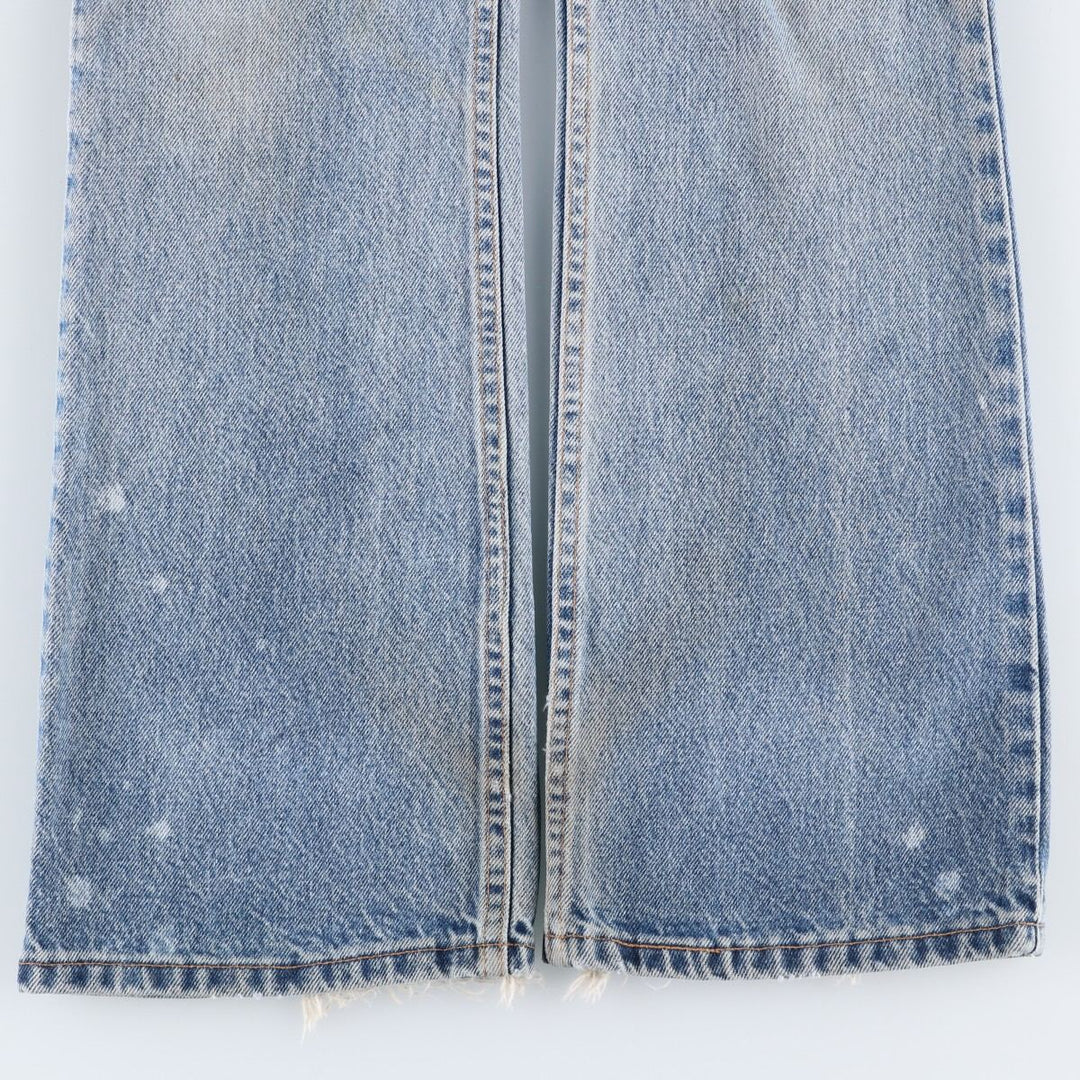 Levi's 517 Flare Cut Denim Pants, Women's Size L (equivalent to W30) unclear Blue type light blue Vintage Second Hand