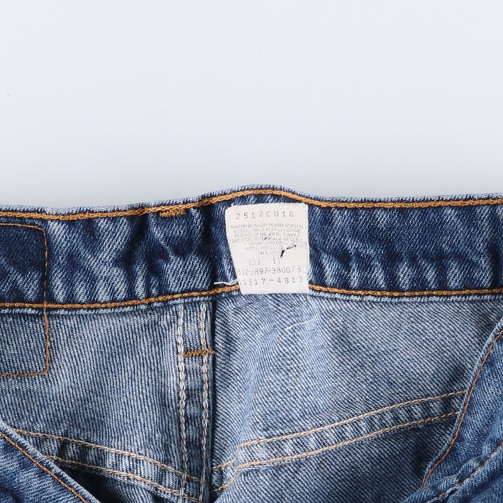 1990'S Levi's 11517-4813 Bootcut Denim Pants, Women's Size L (equivalent to W30), Vintage unclear blue type Vintage Second Hand