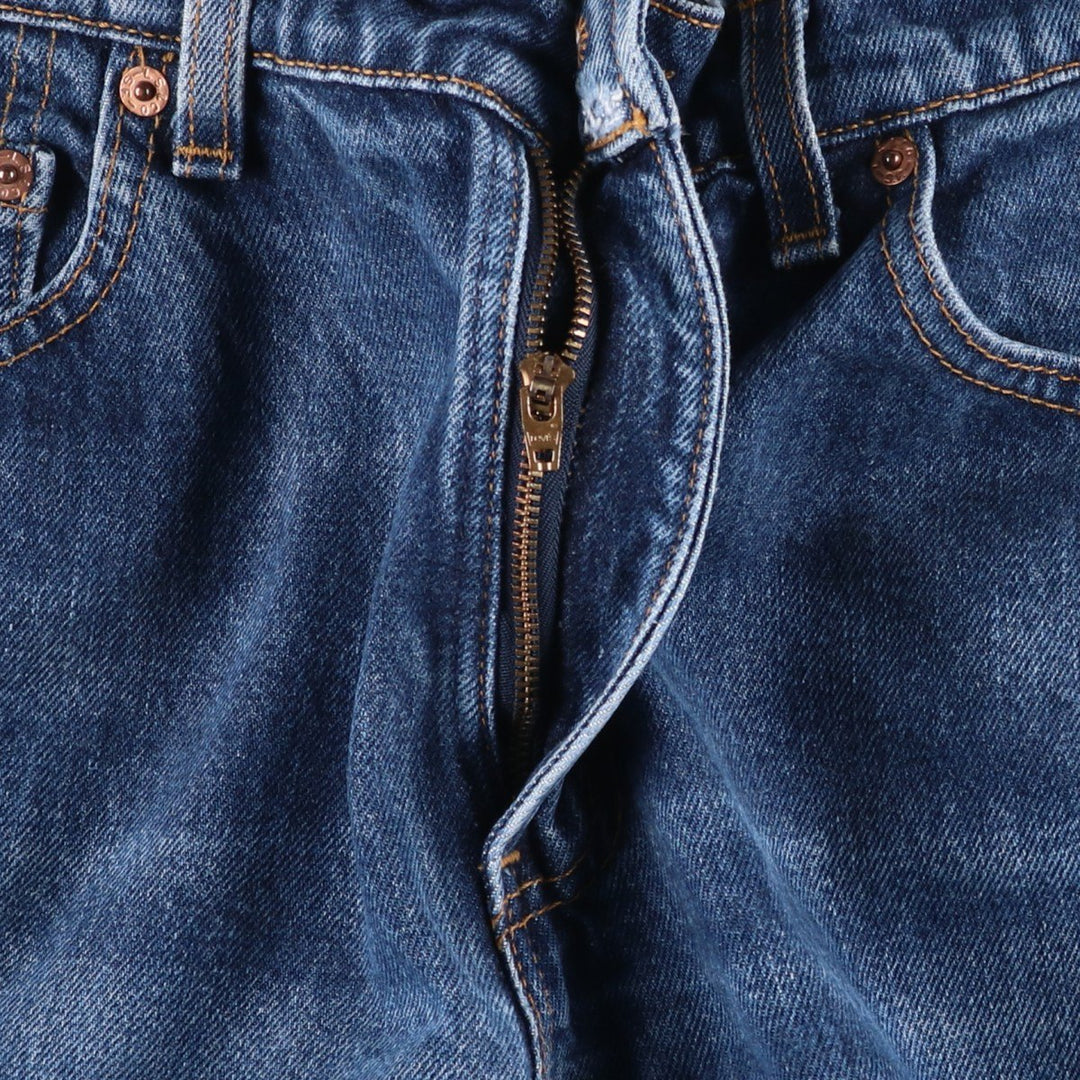 1990'S Levi's 11517-4813 Bootcut Denim Pants, Women's Size L (equivalent to W30), Vintage unclear blue type Vintage Second Hand