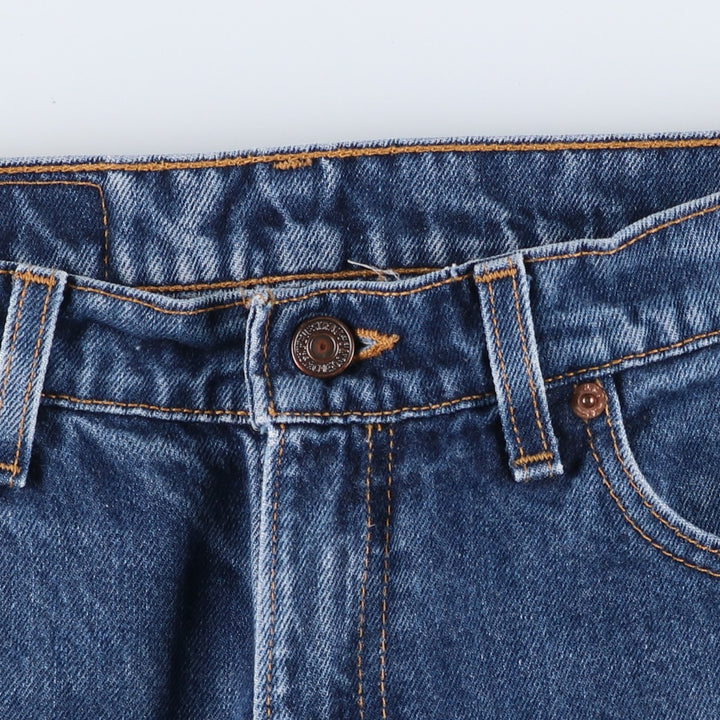 1990'S Levi's 11517-4813 Bootcut Denim Pants, Women's Size L (equivalent to W30), Vintage unclear blue type Vintage Second Hand