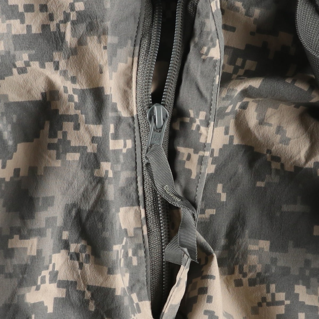 Genuine US Army ECWCS GEN3 LEVEL5 Camouflage Pattern Softshell Pants with Suspenders (Size LL, equivalent to Men's L) Nylon Beige type Vintage Second Hand