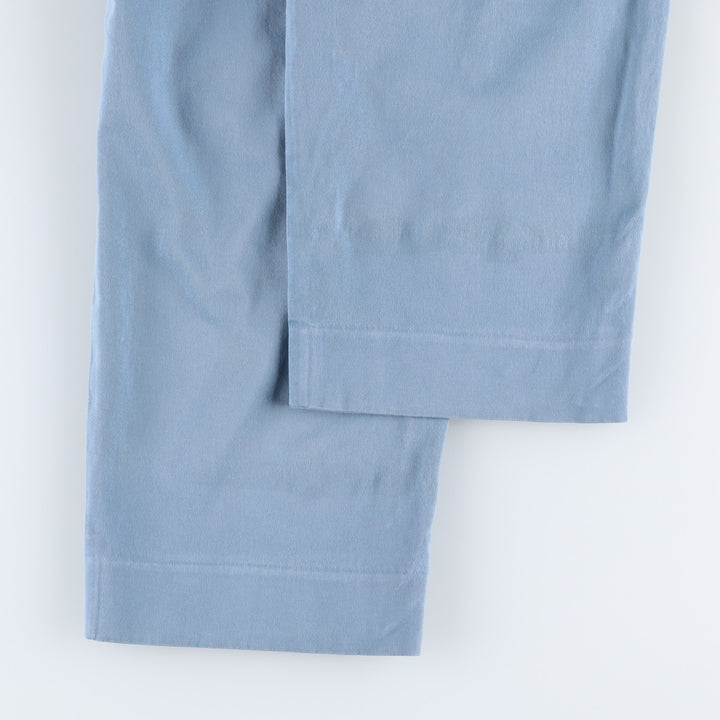 Ralph Lauren POLO RALPH LAUREN Two-Pleat Chino Pants, Women's Size L (equivalent to W27) cotton blue type Vintage Second Hand