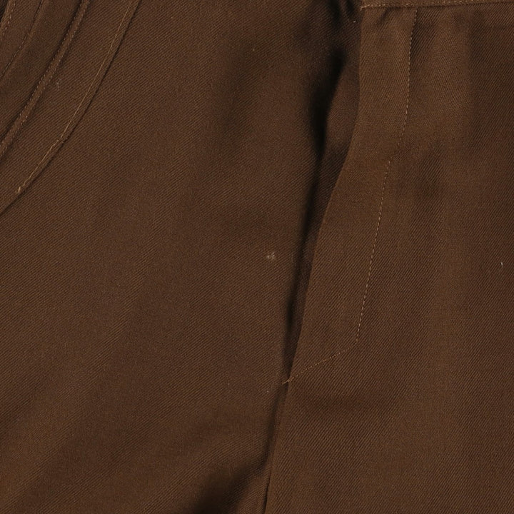 HAPPY LEGS Women's Slacks Pants, Size L (equivalent to W28), Vintage unclear brown type Vintage Second Hand
