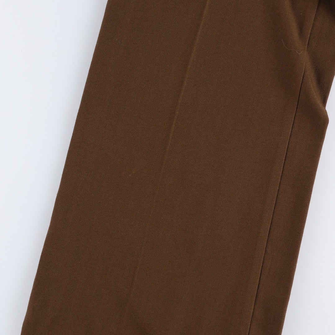 HAPPY LEGS Women's Slacks Pants, Size L (equivalent to W28), Vintage unclear brown type Vintage Second Hand