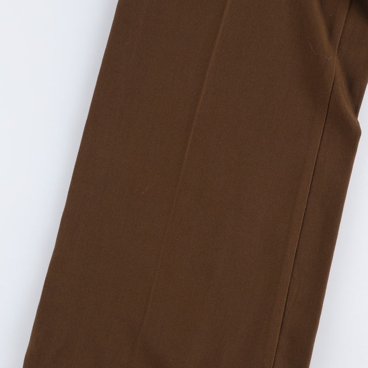 HAPPY LEGS Women's Slacks Pants, Size L (equivalent to W28), Vintage unclear brown type Vintage Second Hand