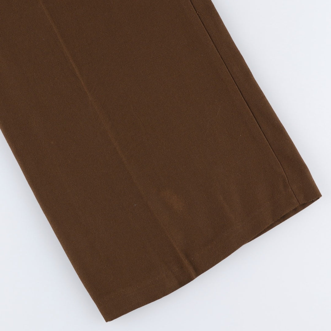 HAPPY LEGS Women's Slacks Pants, Size L (equivalent to W28), Vintage unclear brown type Vintage Second Hand