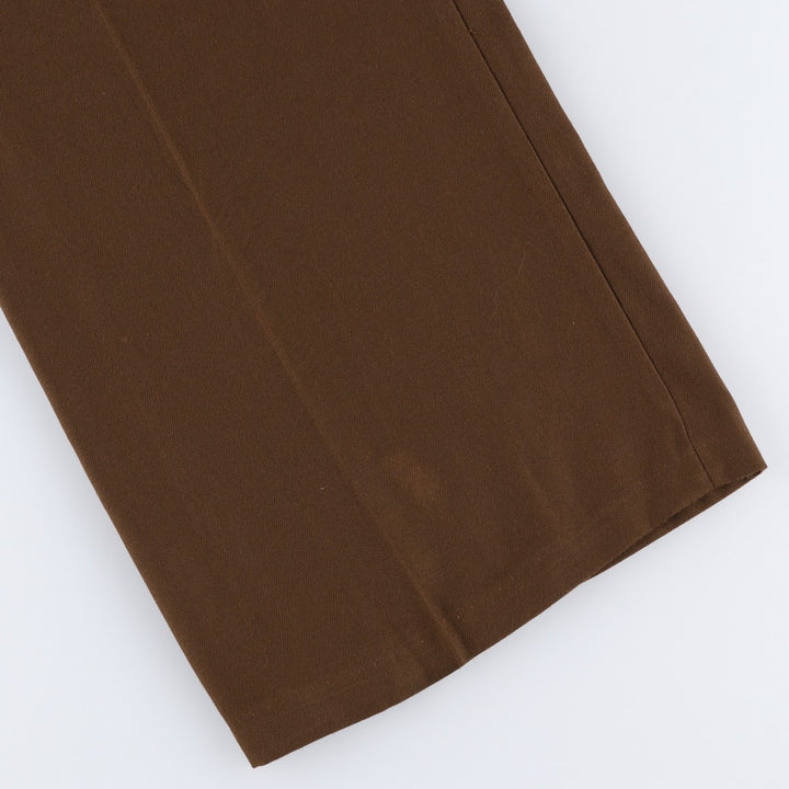 HAPPY LEGS Women's Slacks Pants, Size L (equivalent to W28), Vintage unclear brown type Vintage Second Hand