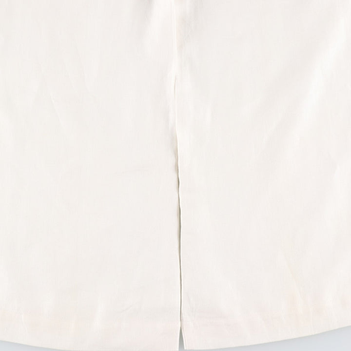 WORTHINGTON Linen Pants, Slacks, Flare Pants, Women's Size L (equivalent to W30) linen white type Vintage Second Hand