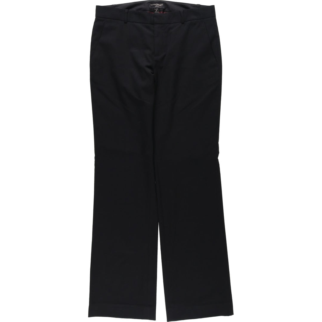 Banana Republic women's slacks, size XL (equivalent to W32). polyester black type Vintage Second Hand