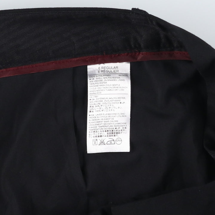 Banana Republic women's slacks, size XL (equivalent to W32). polyester black type Vintage Second Hand