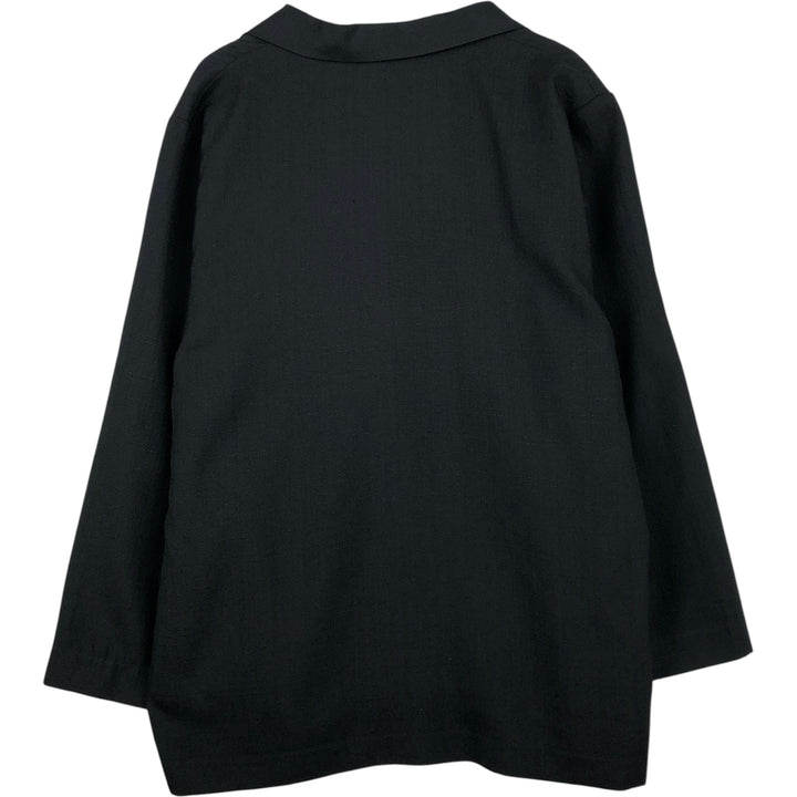 Joanna Wool Tailored Jacket, Women's Size L (approx.) polyester black type Vintage Second Hand
