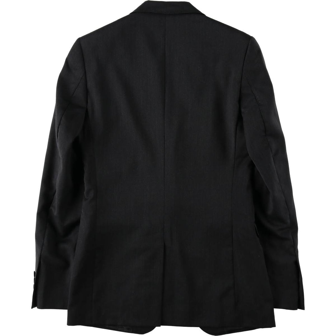 CLAUDE MAUS Wool Tailored Jacket, Women's Size M (approx.) Merino wool Charcoal Vintage Second Hand