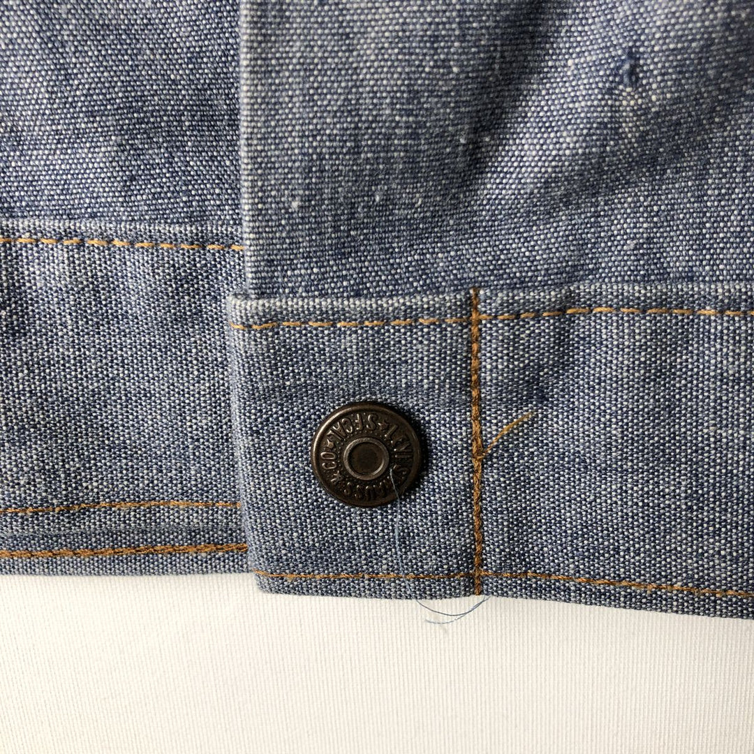1970'S Levi's Orange Tab Cotton Jacket, Women's Size S (approx.), Vintage unclear blue type Vintage Second Hand