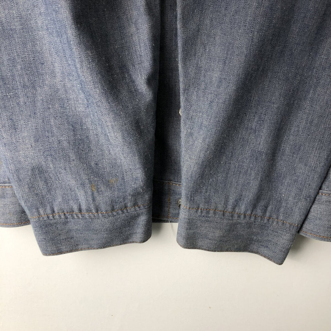 1970'S Levi's Orange Tab Cotton Jacket, Women's Size S (approx.), Vintage unclear blue type Vintage Second Hand