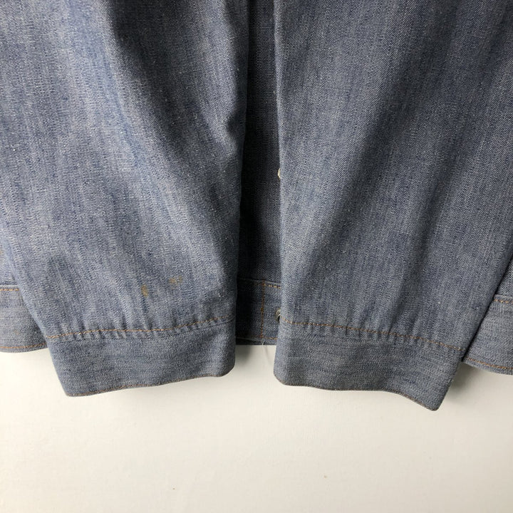 1970'S Levi's Orange Tab Cotton Jacket, Women's Size S (approx.), Vintage unclear blue type Vintage Second Hand