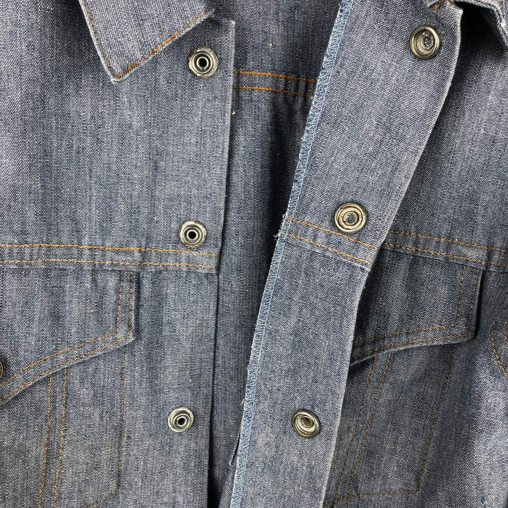 1970'S Levi's Orange Tab Cotton Jacket, Women's Size S (approx.), Vintage unclear blue type Vintage Second Hand