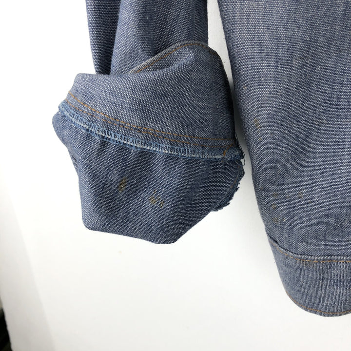 1970'S Levi's Orange Tab Cotton Jacket, Women's Size S (approx.), Vintage unclear blue type Vintage Second Hand