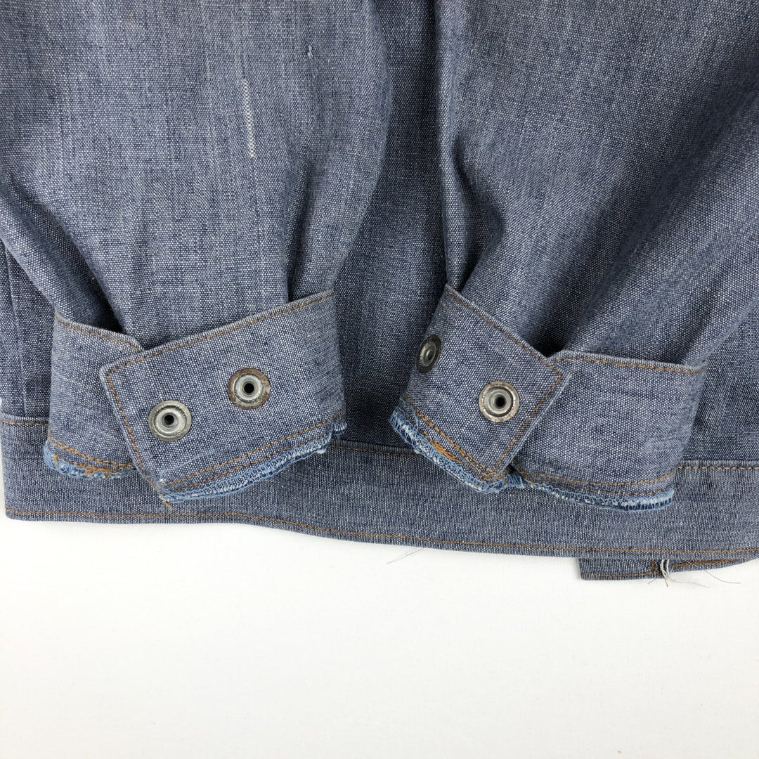 1970'S Levi's Orange Tab Cotton Jacket, Women's Size S (approx.), Vintage unclear blue type Vintage Second Hand