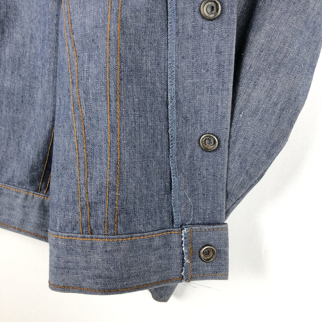 1970'S Levi's Orange Tab Cotton Jacket, Women's Size S (approx.), Vintage unclear blue type Vintage Second Hand