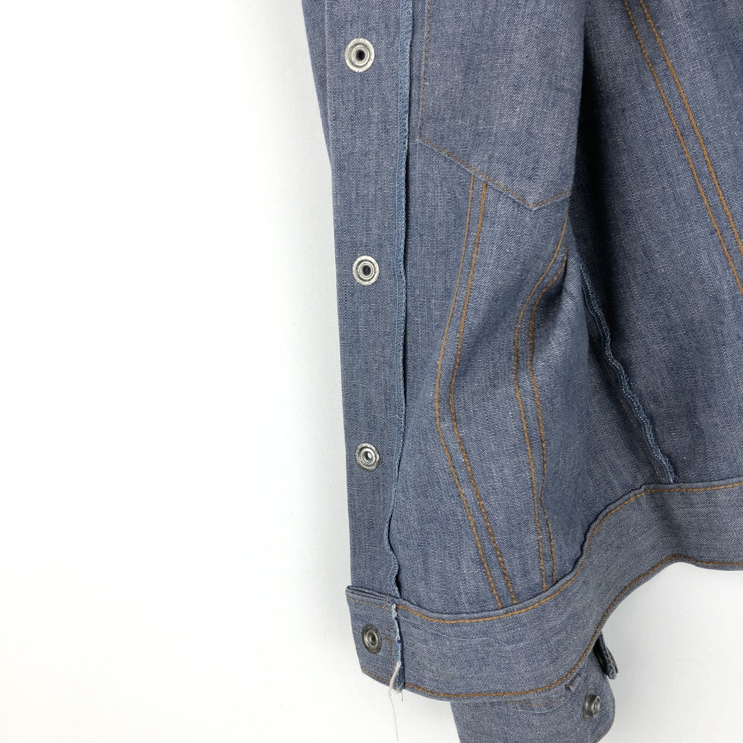 1970'S Levi's Orange Tab Cotton Jacket, Women's Size S (approx.), Vintage unclear blue type Vintage Second Hand