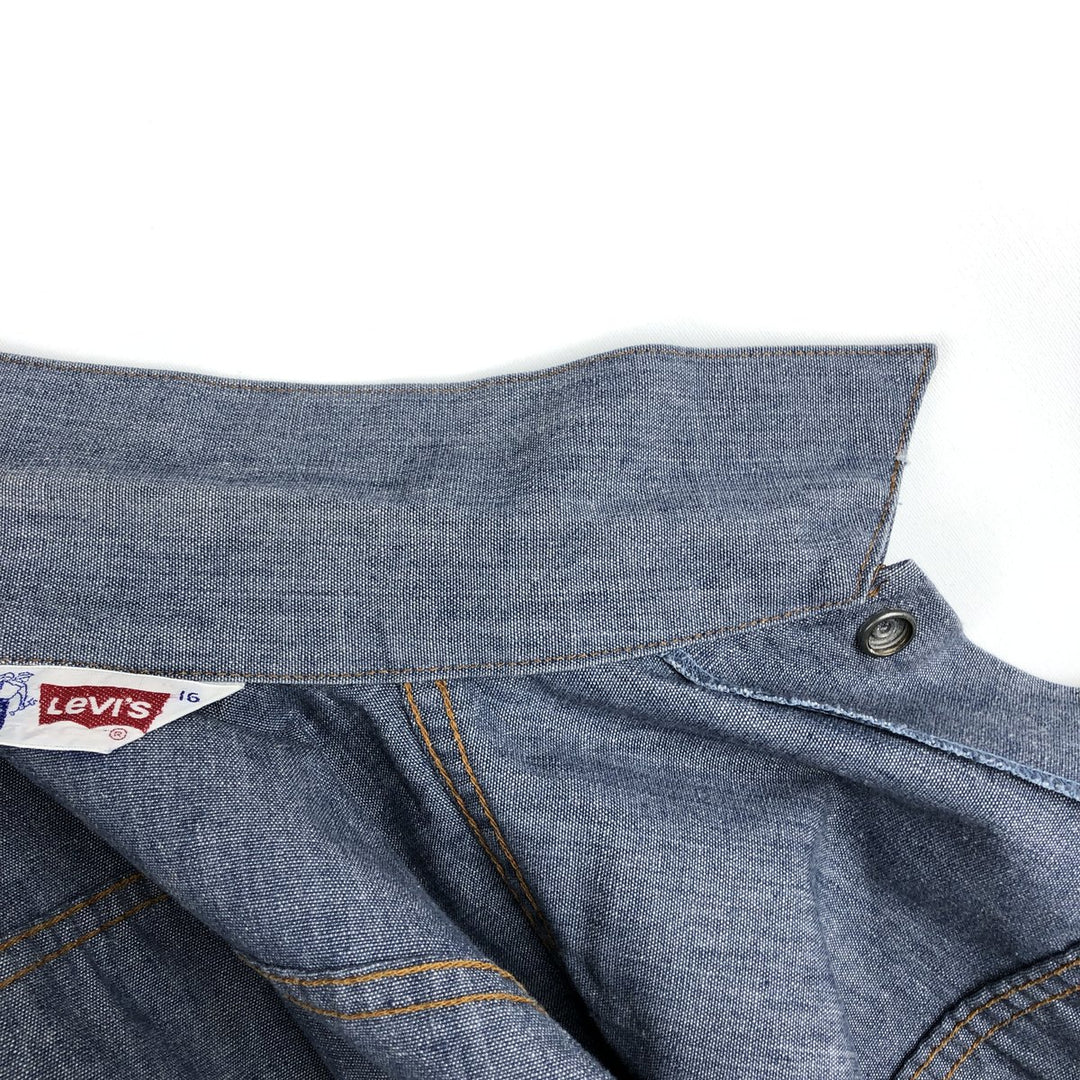 1970'S Levi's Orange Tab Cotton Jacket, Women's Size S (approx.), Vintage unclear blue type Vintage Second Hand